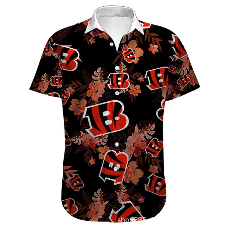 Cincinnati Bengals Hawaiian Shirt flower summer 2022 gift for fans