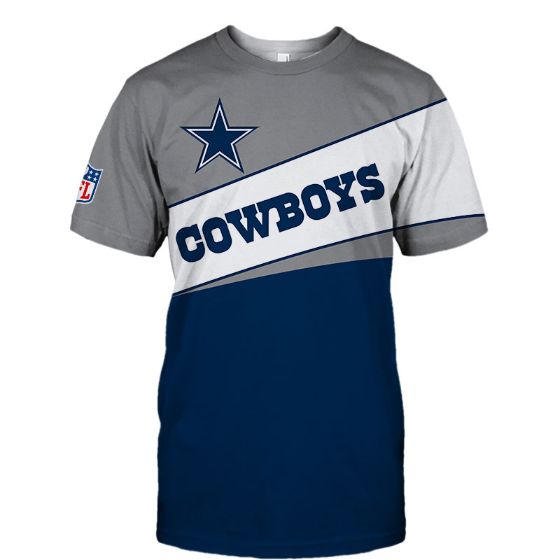 Dallas Cowboys T-shirt 3D new style Short Sleeve gift for fan