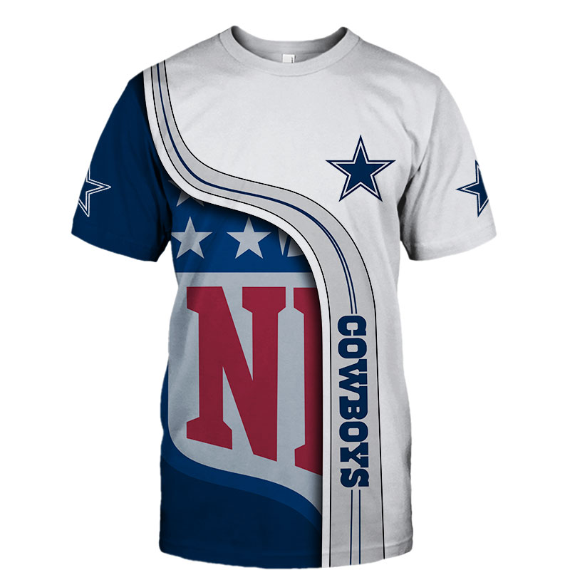 Dallas Cowboys T-shirt 3D summer 2020 Short Sleeve gift for fan