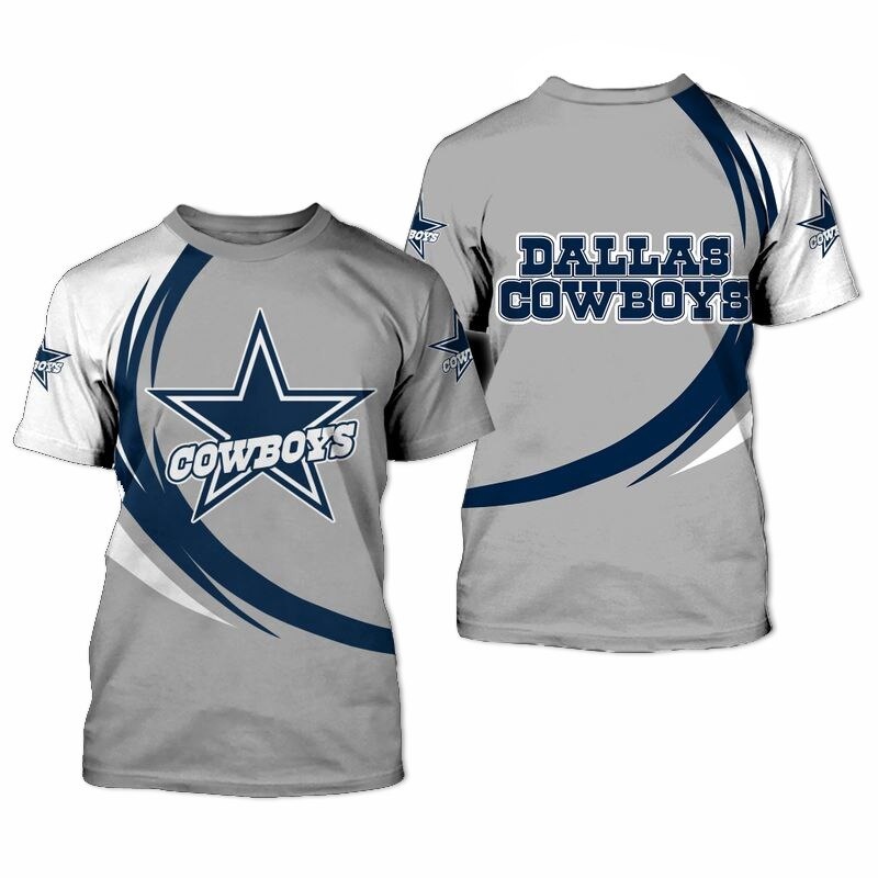 Dallas Cowboys T-shirt curve Style gift for men