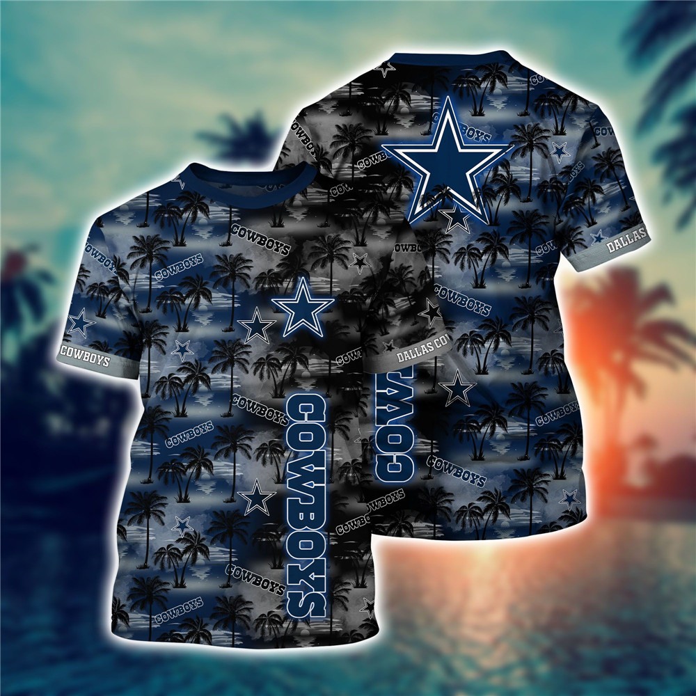 Dallas Cowboys T-shirt flower gift for summer 2022