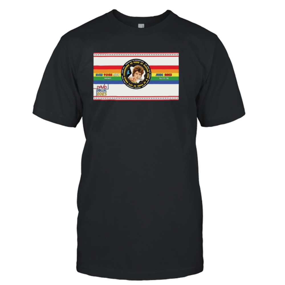 David Bowie Convention 2023 Presents Deryck Todd’s Bowieball Shirt