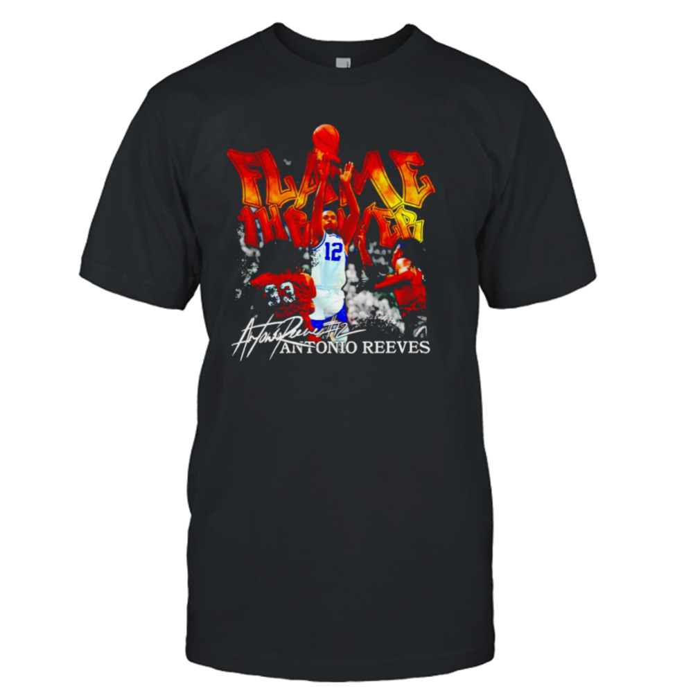 Flame Thrower Antonio Reeves signature shirt