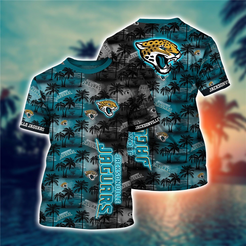 Jacksonville Jaguars T-shirt flower gift for summer 2022