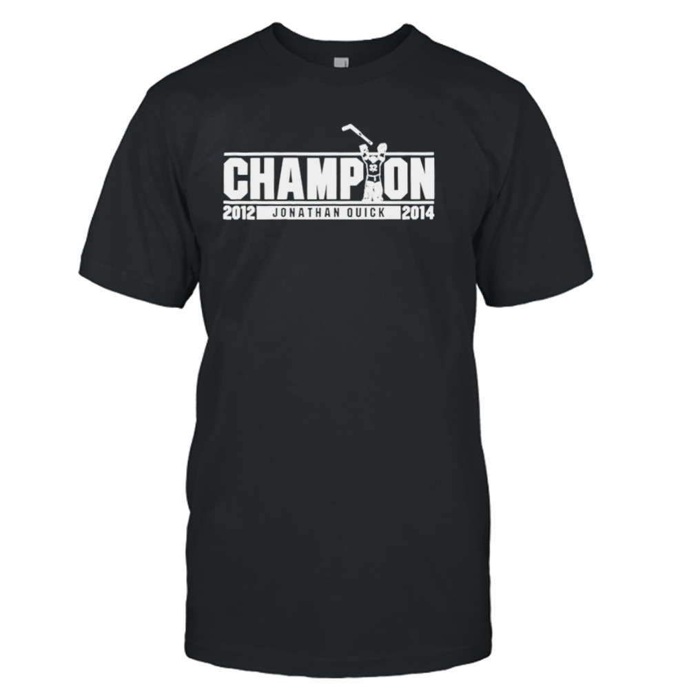 Jonathan Quick champion 2012 2014 shirt