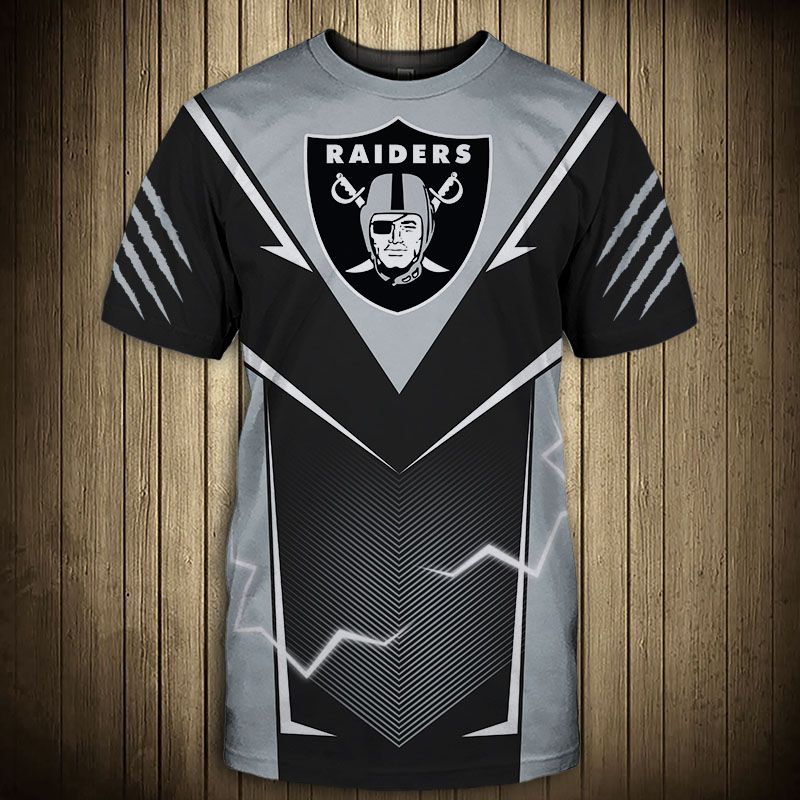 Las Vegas Raiders T-shirts lightning graphic gift for men