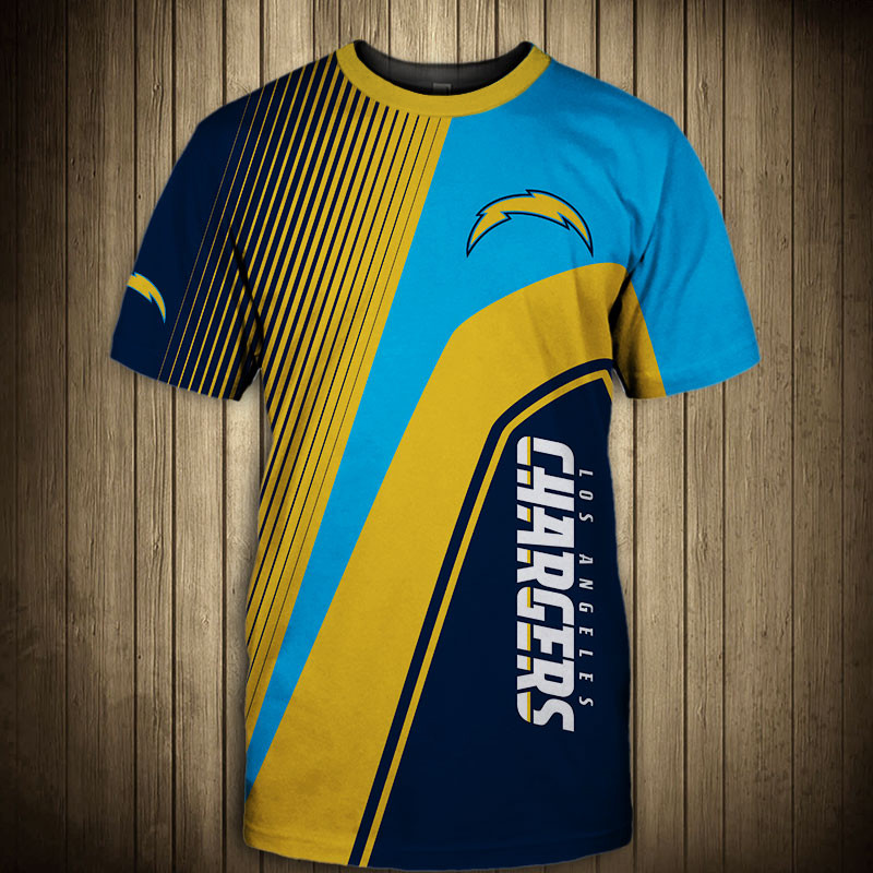 Los Angeles Chargers T-shirt 3D Short Sleeve O Neck gift for fan NFL