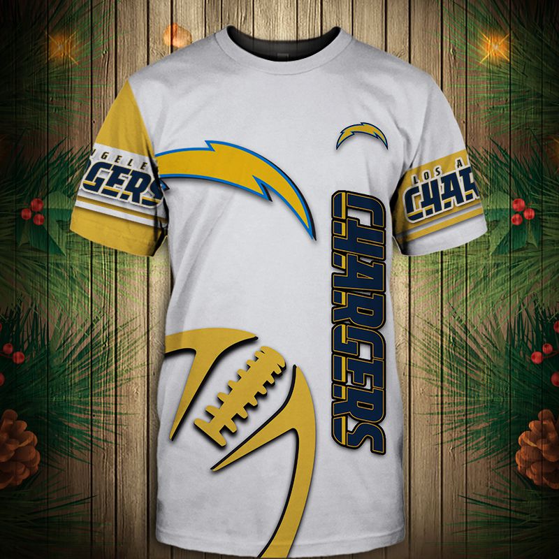 Los Angeles Chargers T-shirt Graphic balls gift for fans