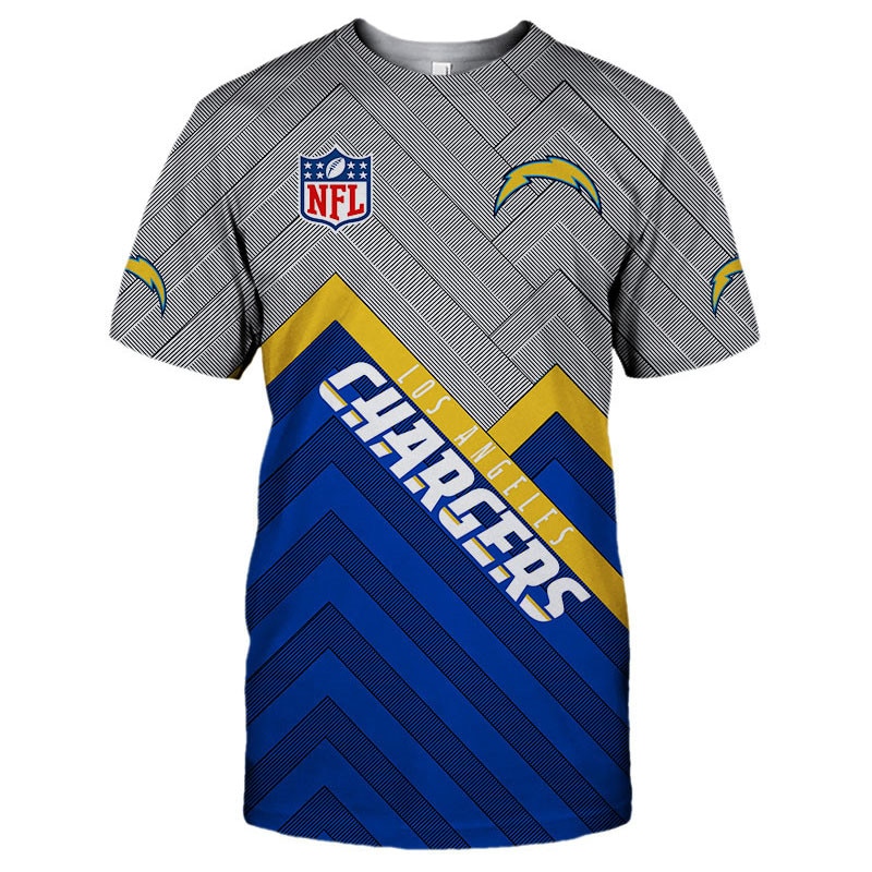 Los Angeles Chargers T-shirt Short Sleeve custom cheap gift for fans