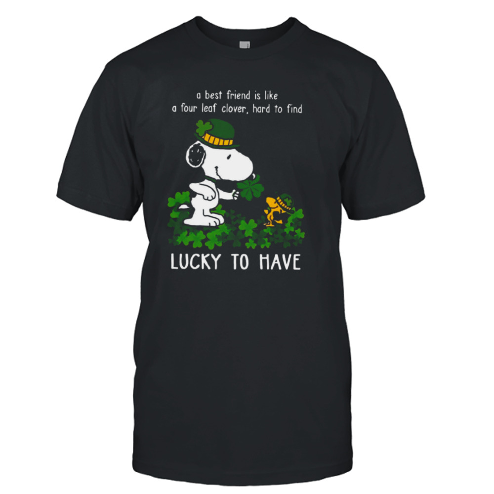 Lucky To Have A Bestfriend Saint Patrick’s Day Snoopy shirt
