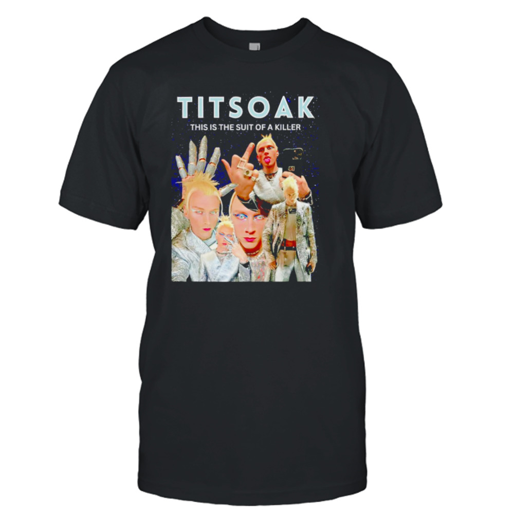 Machine Gun Kelly titsoak this is suit of a killer shirt