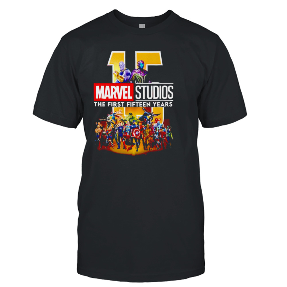 Marvel Studios the first fifteen years shirt