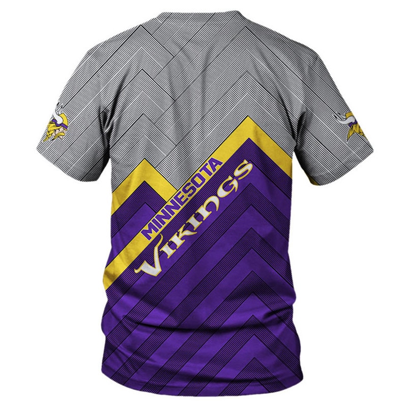Minnesota Vikings T-shirt Short Sleeve custom cheap gift for fans