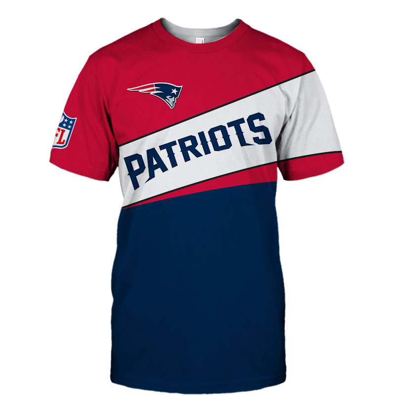 New England Patriots T-shirt 3D new style Short Sleeve gift for fan