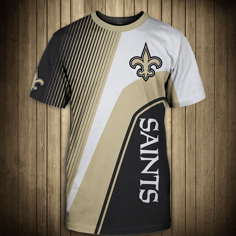 New Orleans Saints T-shirt 3D Short Sleeve O Neck gift for fan NFL