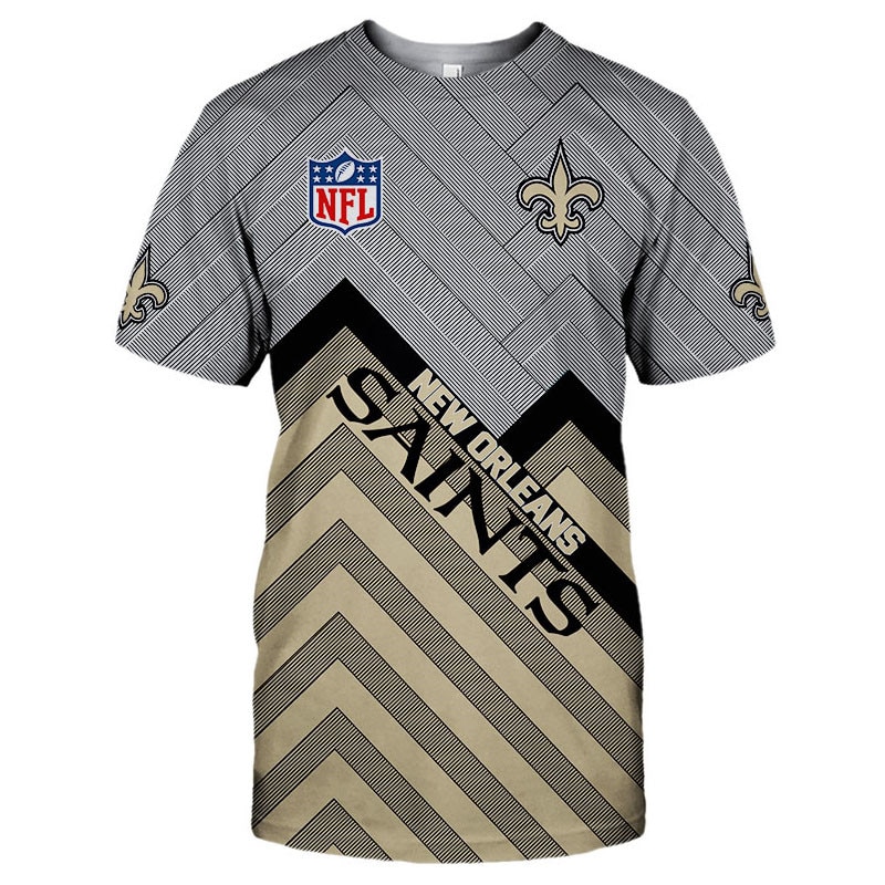 New Orleans Saints T-shirt Short Sleeve custom cheap gift for fans