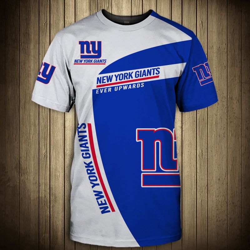 New York Giants T shirt 3D stainsEver upwards Short Sleeve