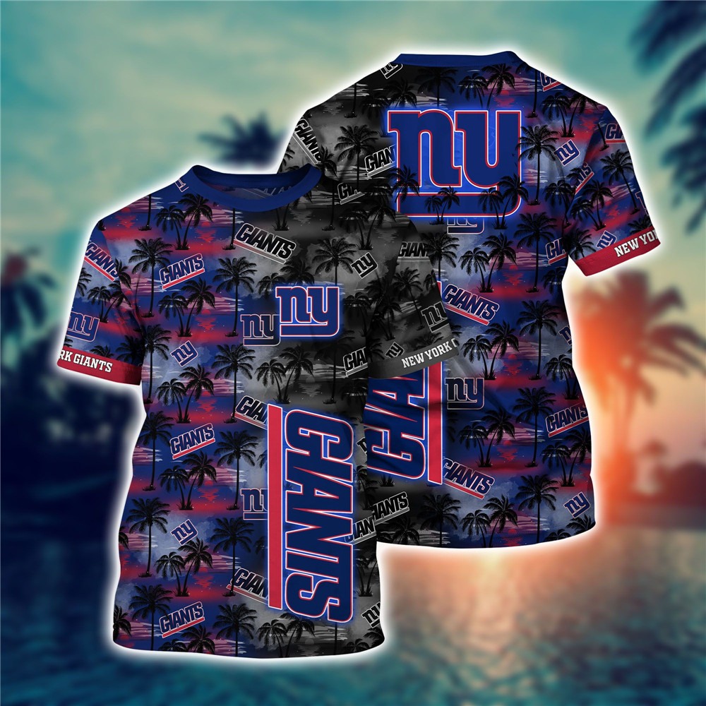 New York Giants T-shirt flower gift for summer 2022