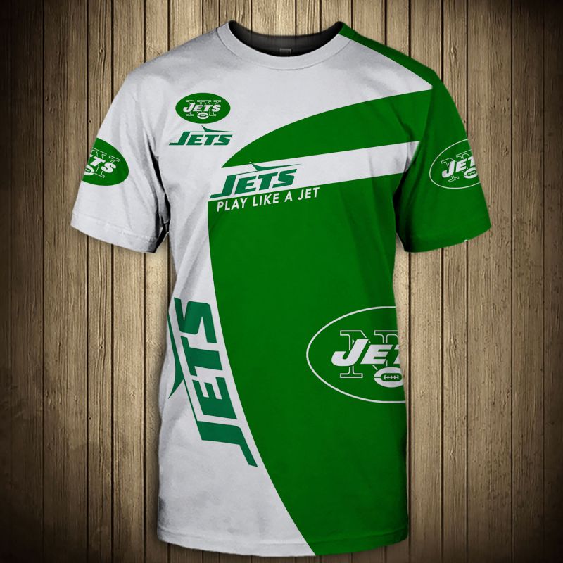 New York Jets T-shirt 3D Play like a Jet Short Sleeve