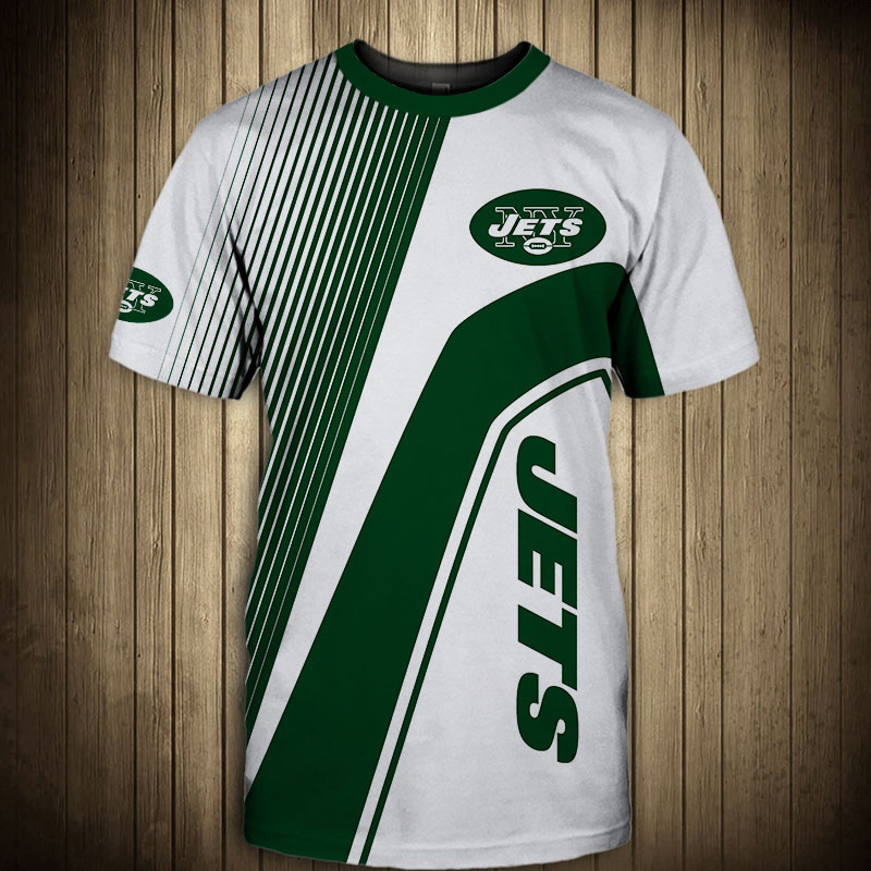 New York Jets T-shirt 3D Short Sleeve O Neck gift for fan NFL