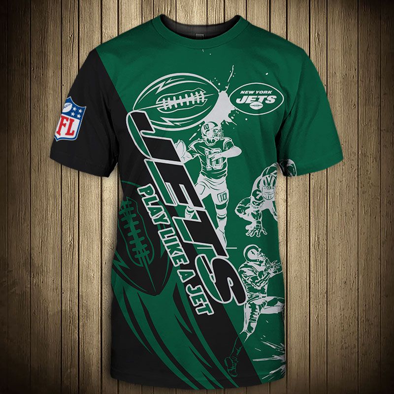 New York Jets T-shirt Graphic Cartoon player gift for fans