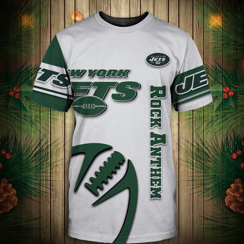 New York Jets T-shirt Graphic balls gift for fans