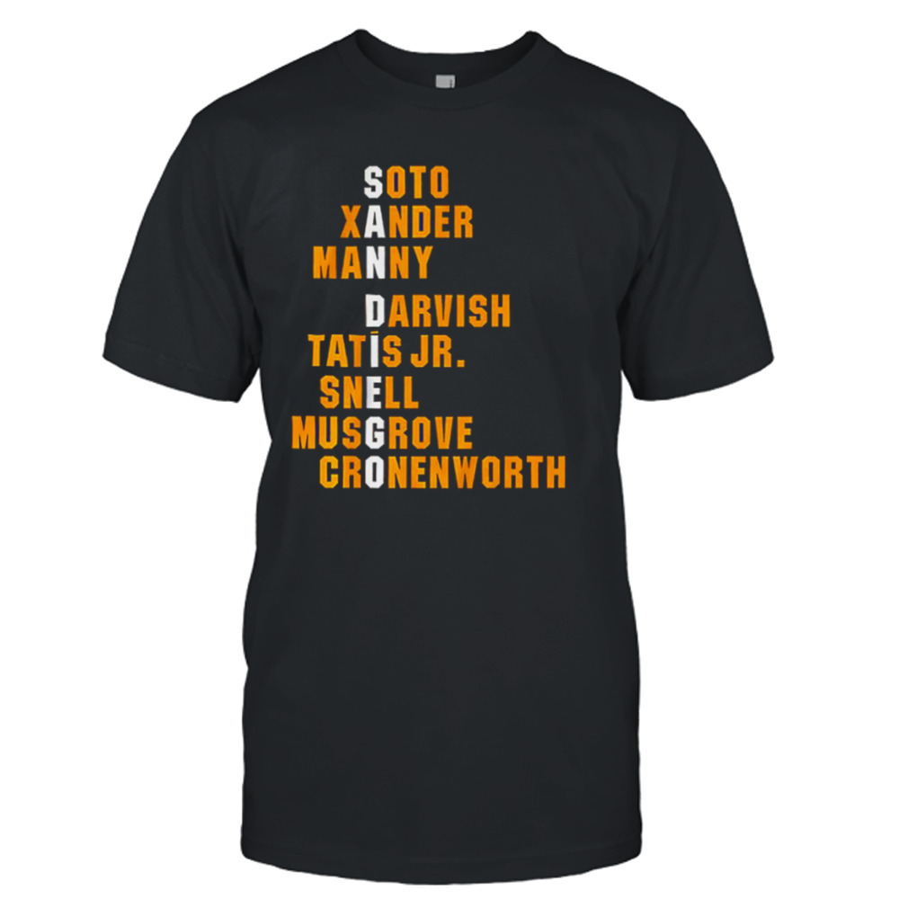 San Diego Padres names team player shirt