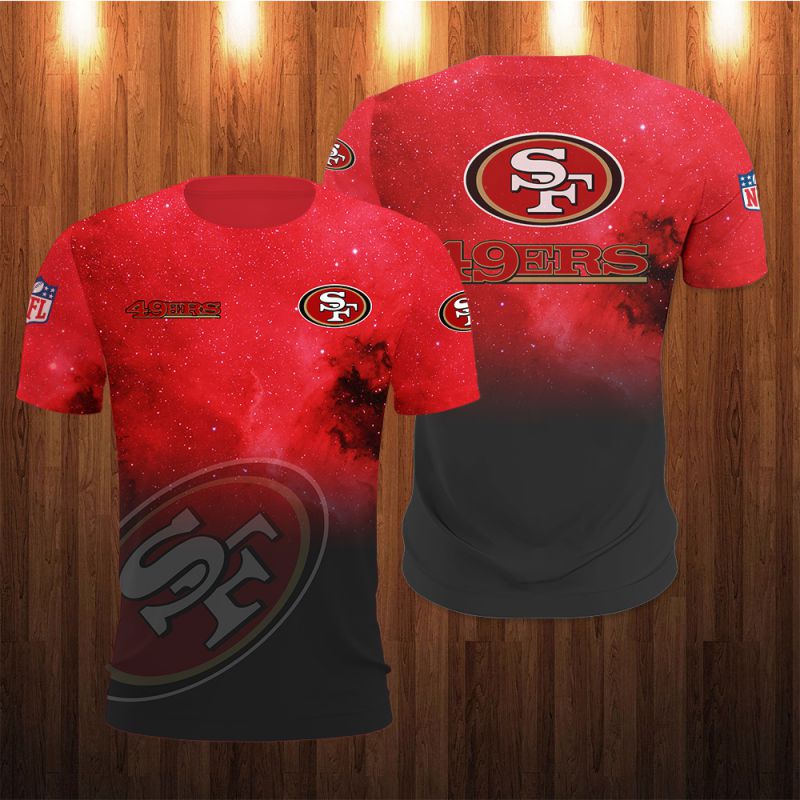 San Francisco 49ers T-shirt 3D Galaxy graphic gift for fan