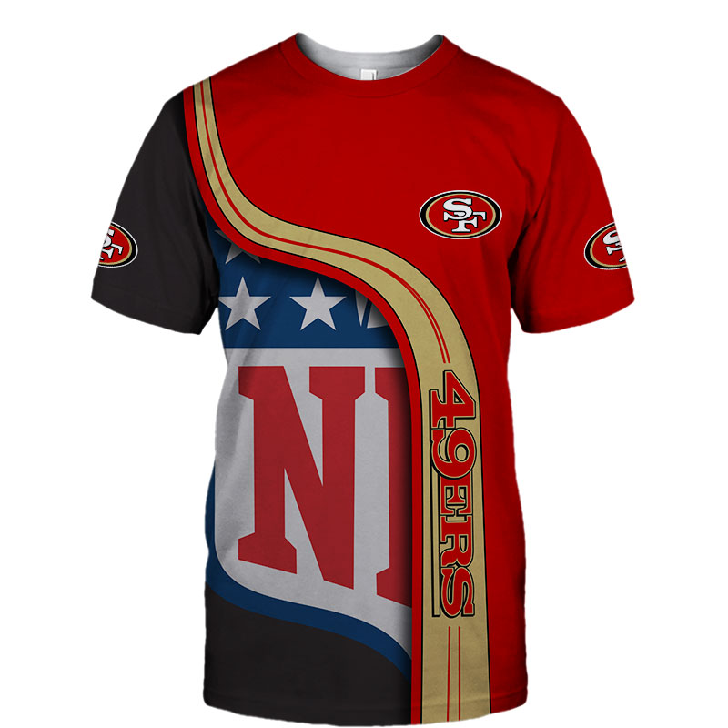 San Francisco 49ers T-shirt 3D summer 2020 Short Sleeve gift for fan