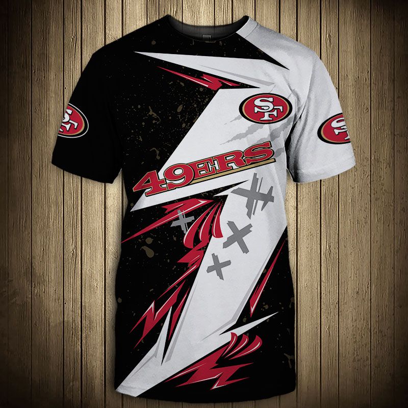 San Francisco 49ers T-shirt Thunder graphic gift for men