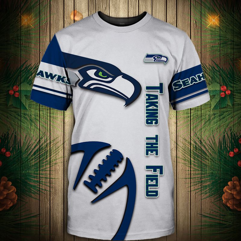 Seattle Seahawks T-Shirt Graphic balls gift for fans