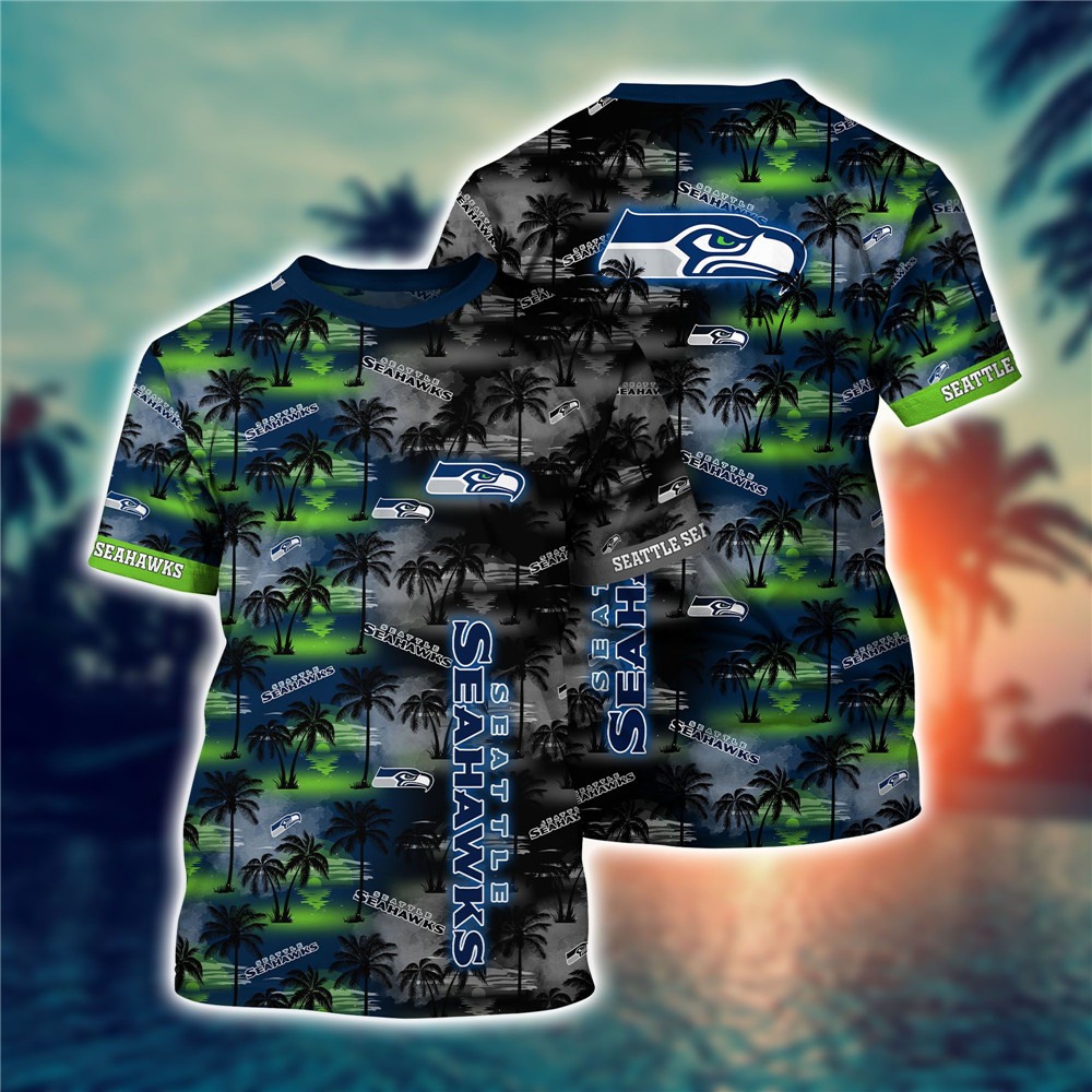 Seattle Seahawks T-shirt flower gift for summer 2022