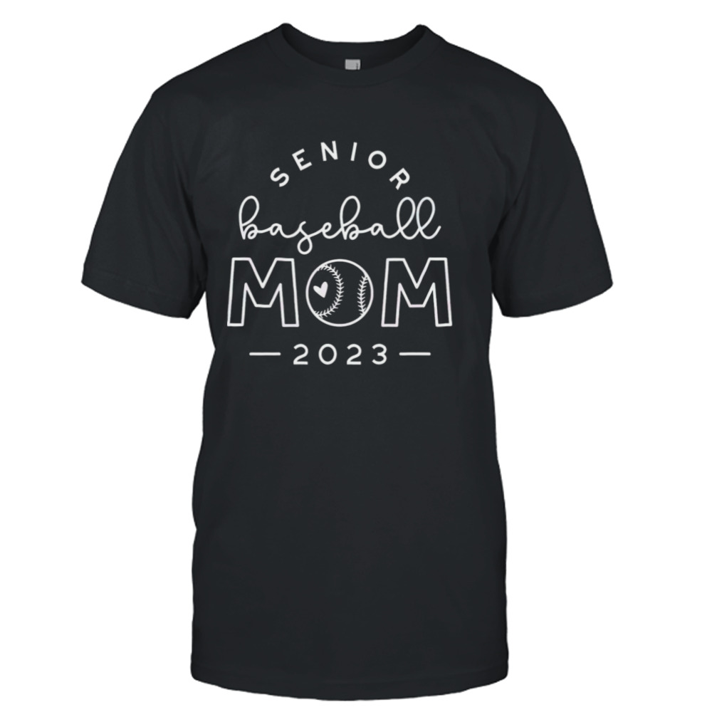 Senior baseball mom 2023 shirt