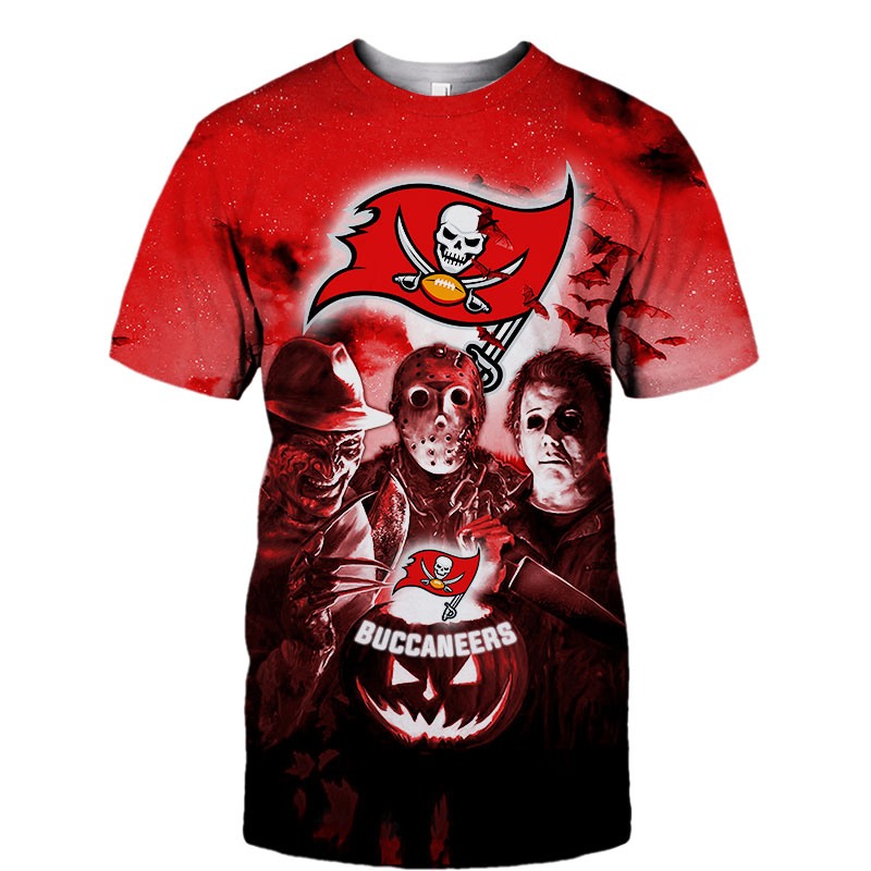 Tampa Bay Buccaneers T-shirt Halloween Horror Night gift for fan