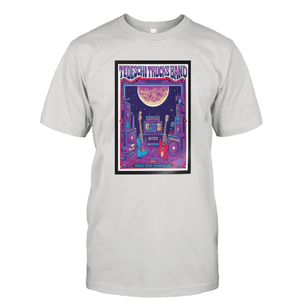 Tedeschi Trucks Band 2023 March 2 3 4 Warner Theatre Washington DC Poster shirt