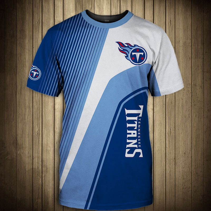 Tennessee Titans T-shirt 3D Short Sleeve O Neck gift for fan NFL