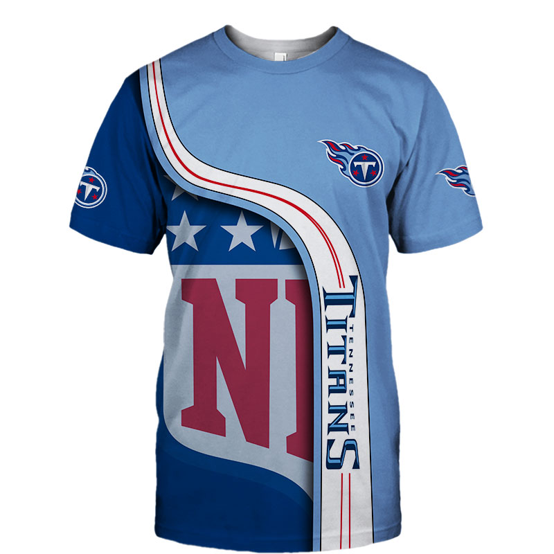 Tennessee Titans T-shirt 3D summer 2020 Short Sleeve gift for fan