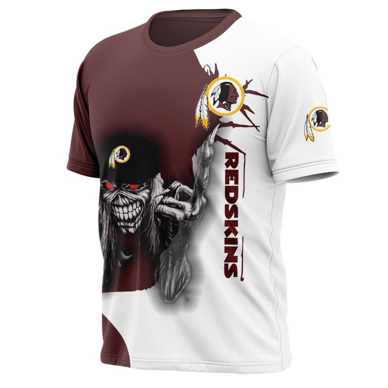 Washington Football Team T-shirt Iron Maiden gift for Halloween