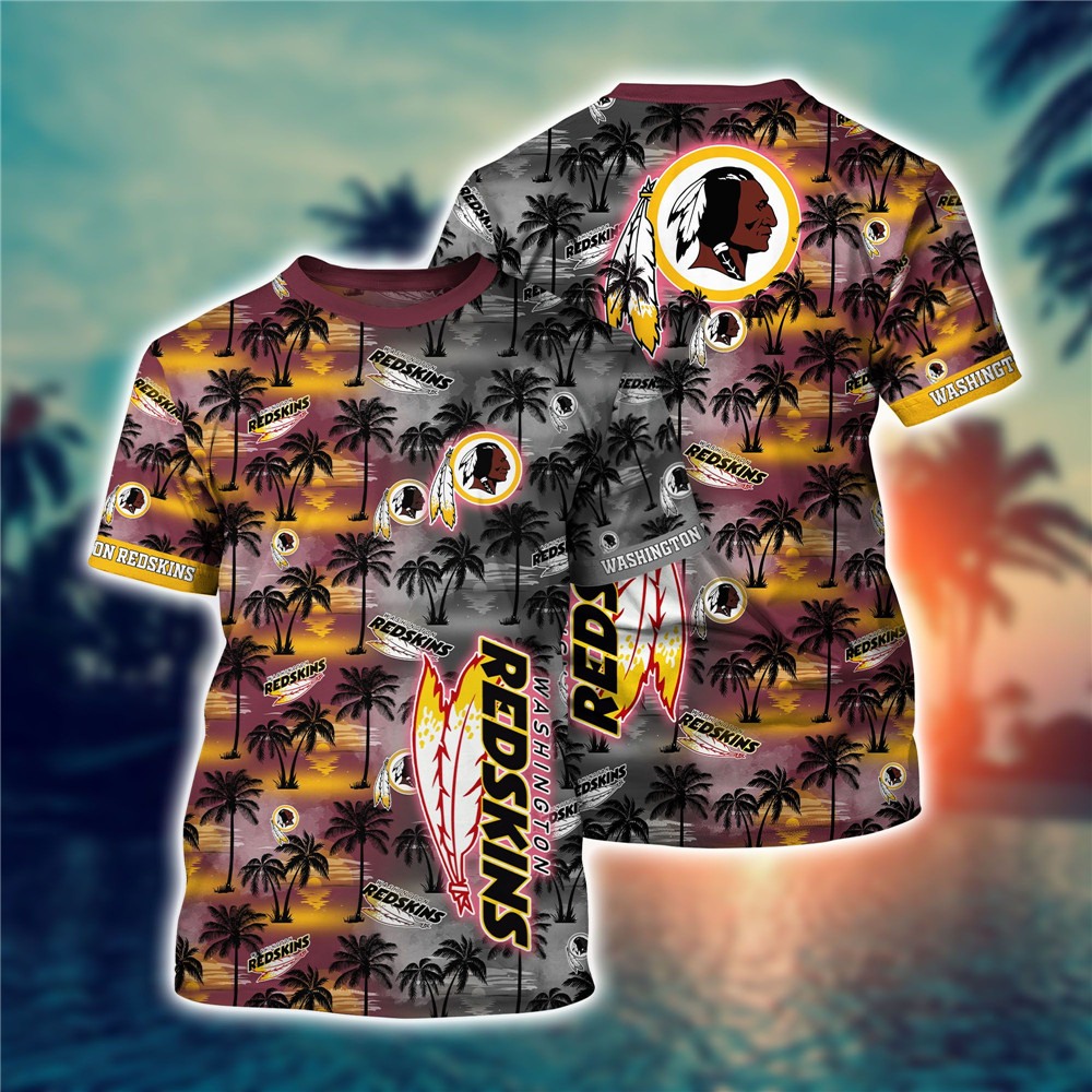 Washington Redskins T-shirt flower gift for summer 2022