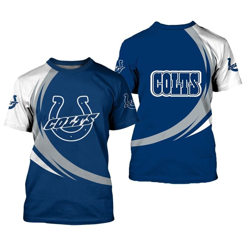 Indianapolis Colts T-shirt curve Style gift for men