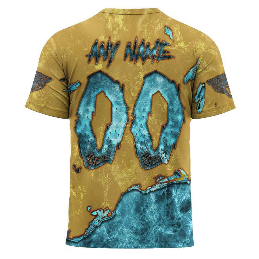 NFL T shirt Cheap 3D Custom Jacksonville Jaguars T shirts For Sale