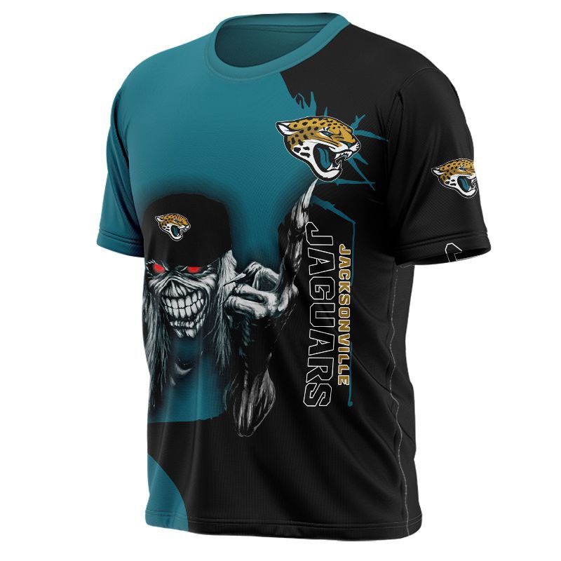 Jacksonville Jaguars T-shirt Iron Maiden gift for Halloween