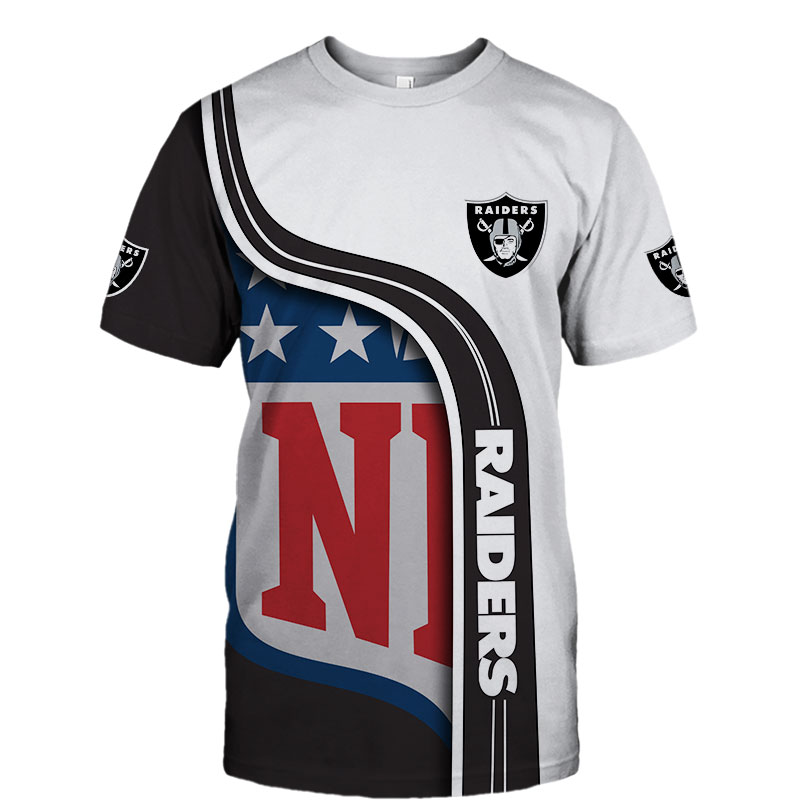 Las Vegas Raiders T-shirt 3D summer 2020 Short Sleeve gift for fan