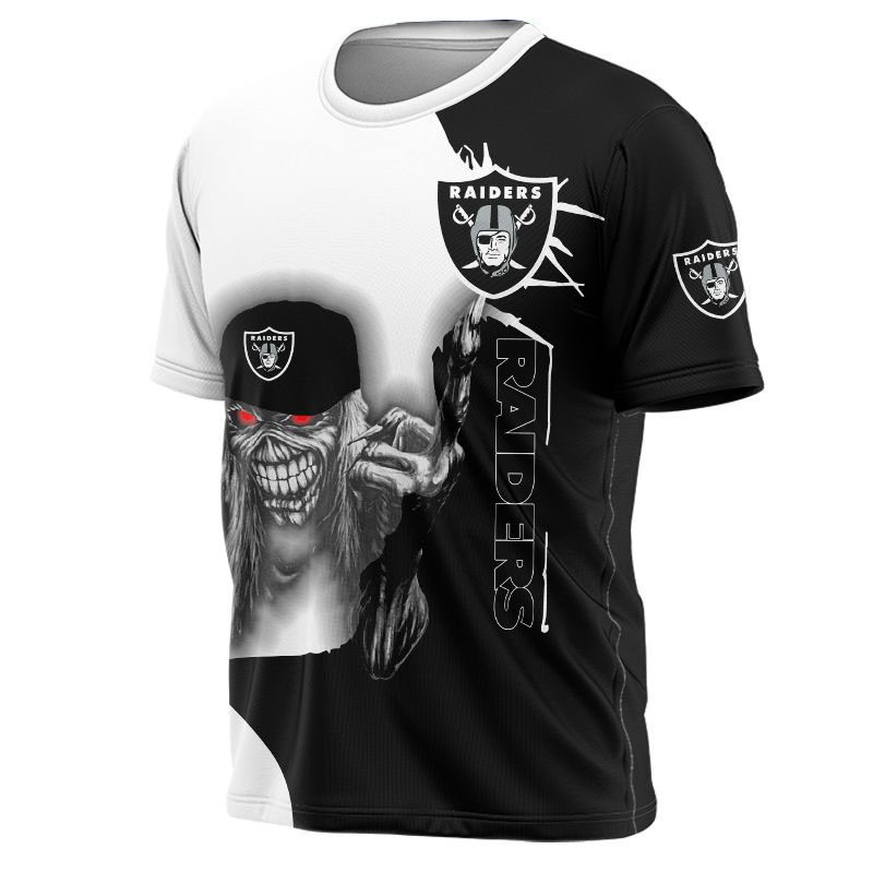 Las Vegas Raiders T-shirt Iron Maiden gift for Halloween