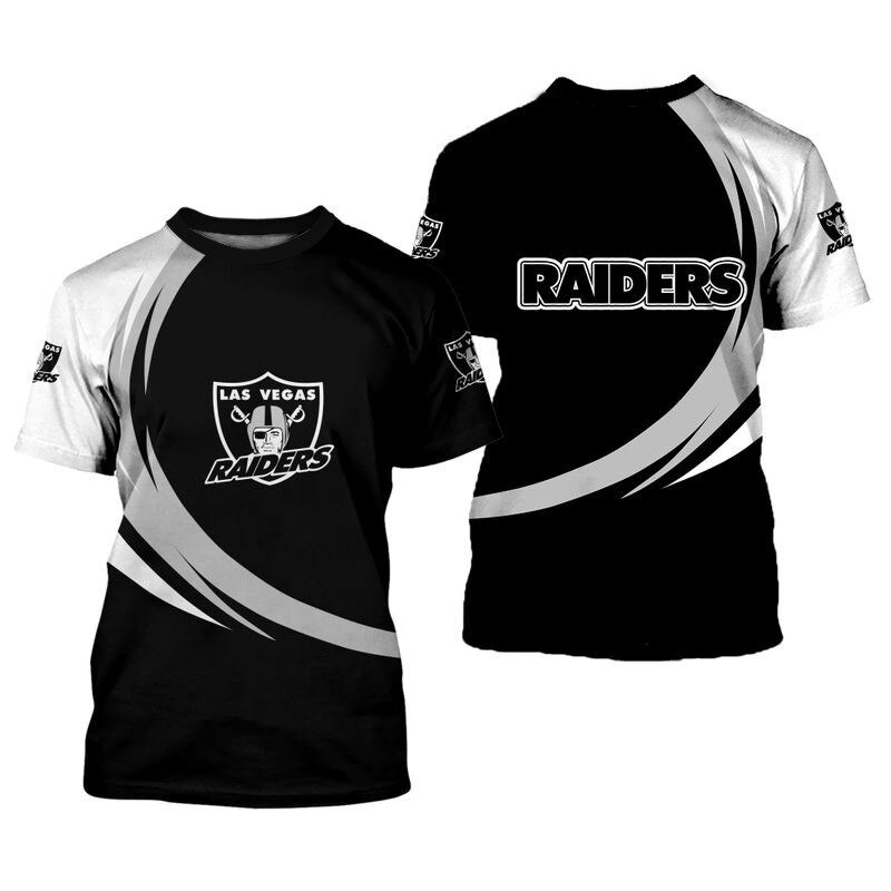 Las Vegas Raiders T-shirt curve Style gift for men