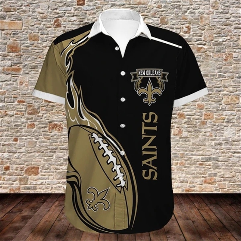 New Orleans Saints Shirts Cute Flame Balls graphic gift for men