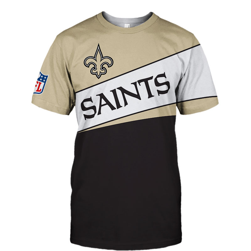 New Orleans Saints T-shirt 3D new style Short Sleeve gift for fan