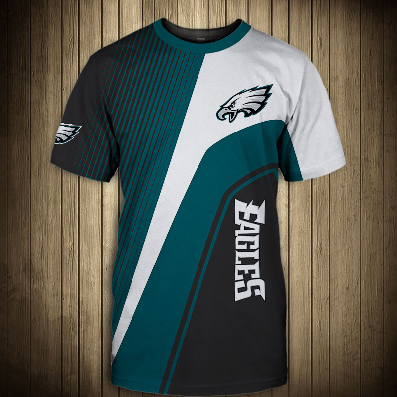 Philadelphia Eagles T-shirt 3D Short Sleeve O Neck gift for fan NFL