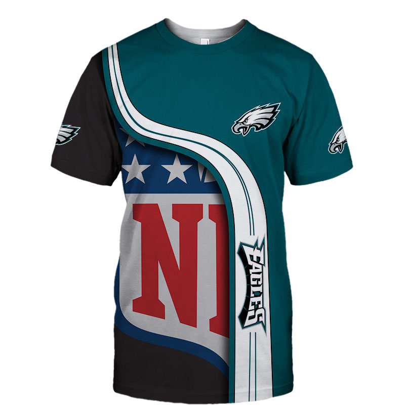 Philadelphia Eagles T-shirt 3D summer 2020 Short Sleeve gift for fan