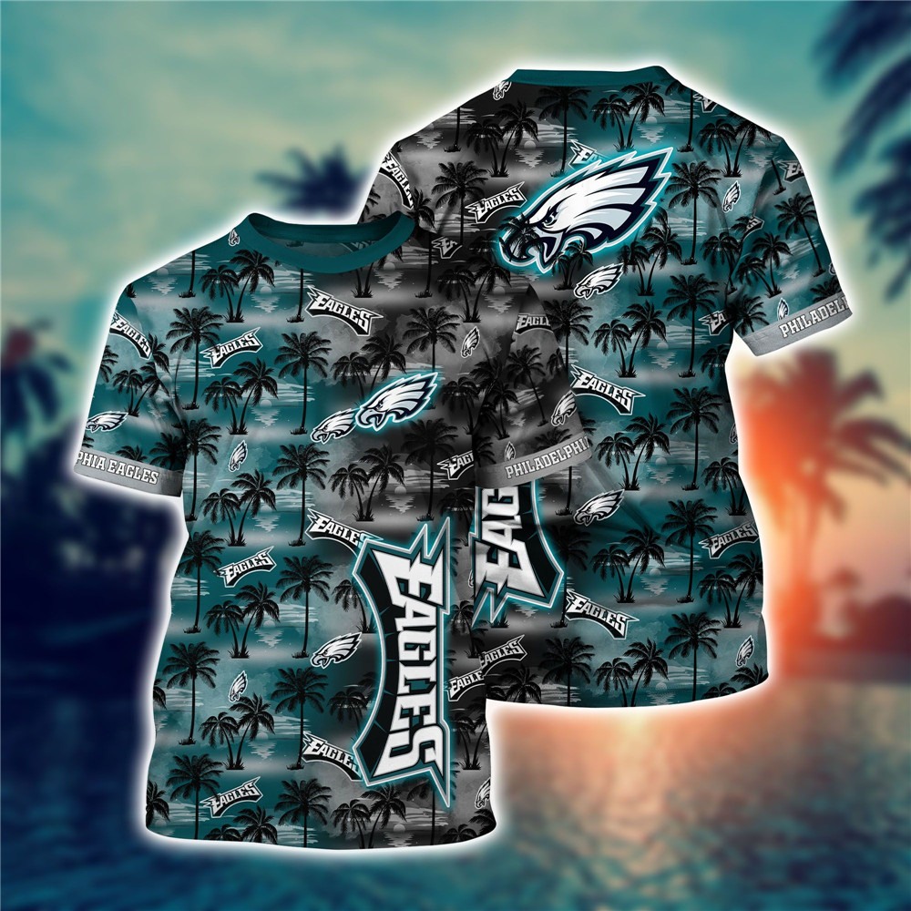 Philadelphia Eagles T-shirt flower gift for summer 2022